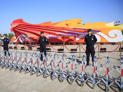 70周年天安门广场中华儿女彩车守护任务