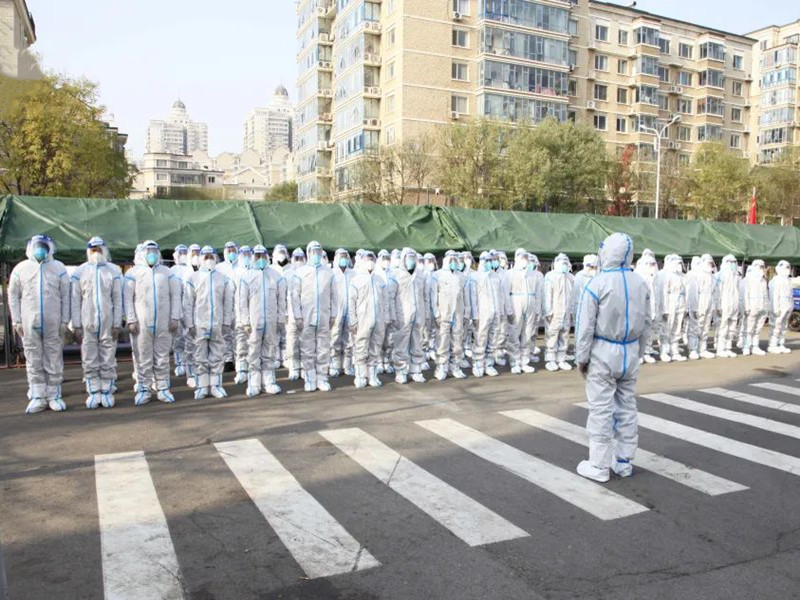 【高站位、重担当】永兴集团yx06保安圆满完成天通苑疫情防控