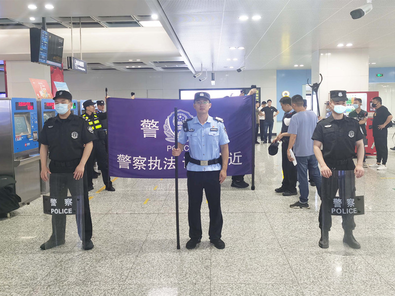 北京永兴集团yx06保安公司无锡分公司组织开展突发事件应急处突演练