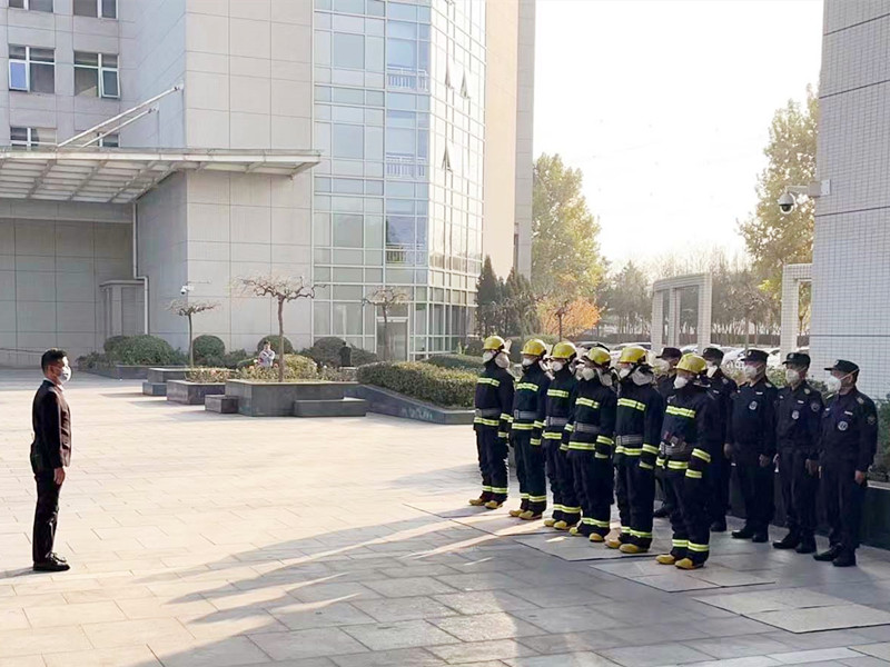【开展消防演练、筑牢安全防线】北京永兴集团yx06保安公司组织开展消防处突演练活动