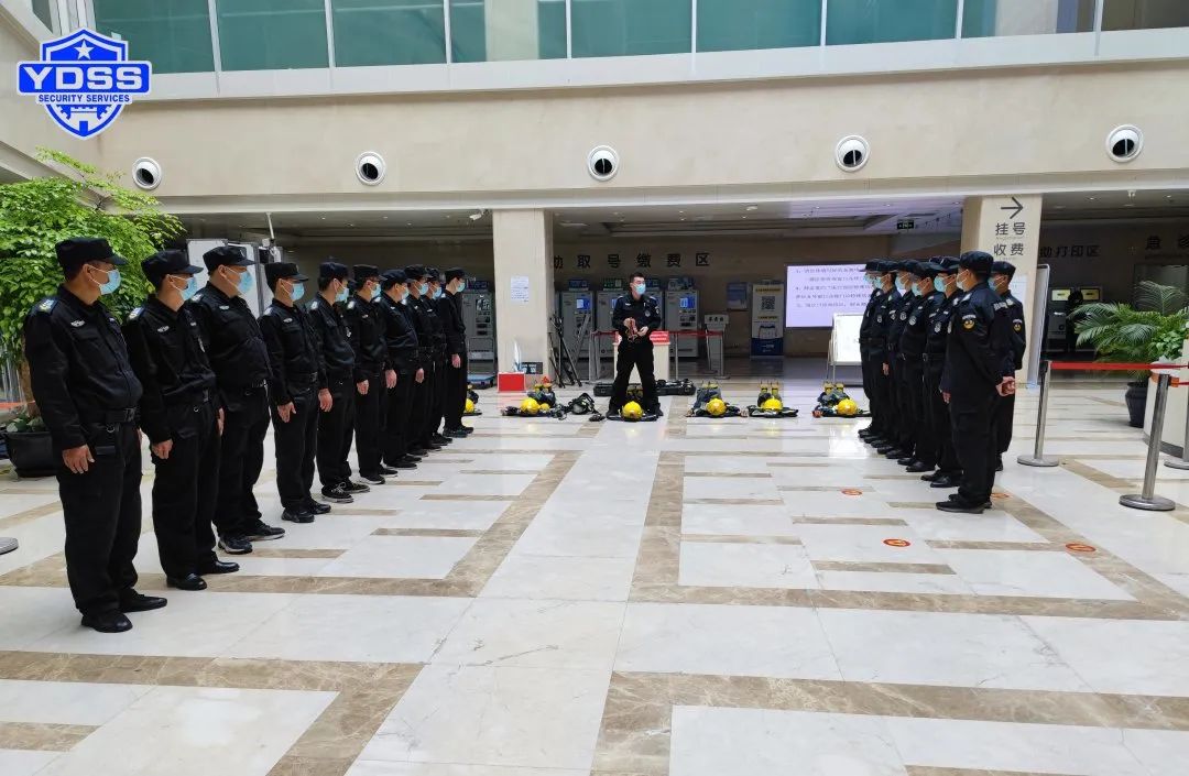 北京永兴集团yx06保安服务公司开展消防应急演练筑牢安全防火墙