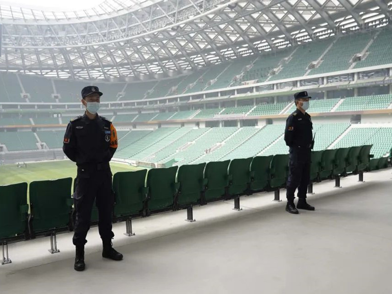北京永兴集团yx06保安公司正式入驻工人体育场安保服务工作