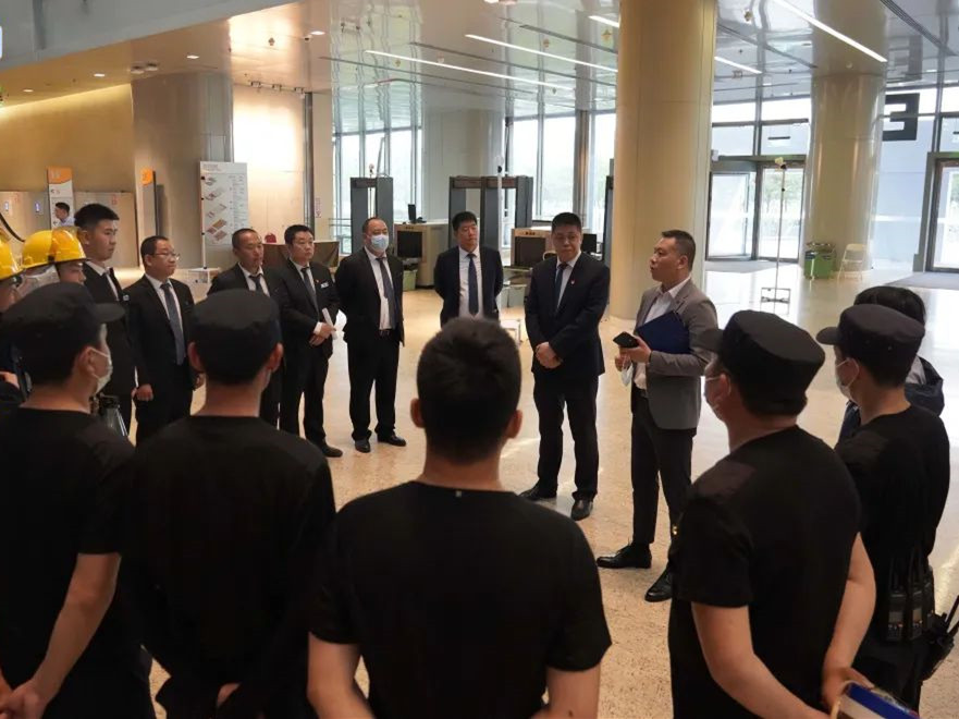 永兴集团yx06保安驻国家会议中心保安队组织开展反恐消防应急演练活动