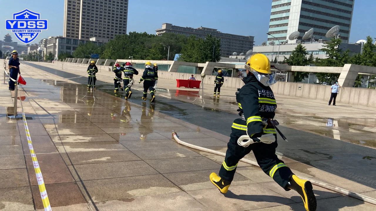 北京永兴集团yx06保安公司在2023年“自防自救力量”消防大比武活动中取得优异成绩